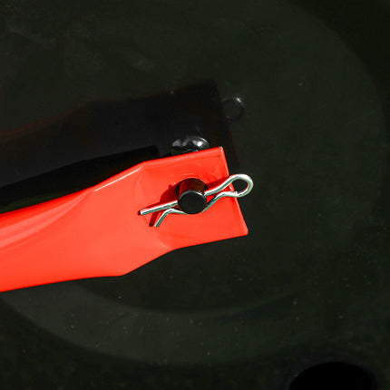 Grass roller 50cm, Steel, Fill with water or sand, Red