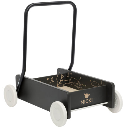 Learn to walk carriage black premium