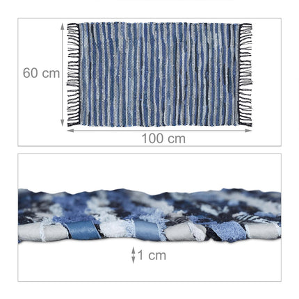 Covor din piele și bumbac 60x100 cm