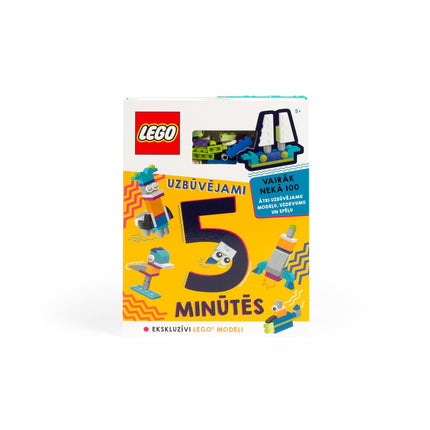 Lego Iconic Carte de activități 5-Minute Builds (în limba letonă)