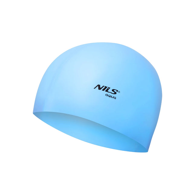 Cască de înot din silicon albastru deschis, culoare solidă