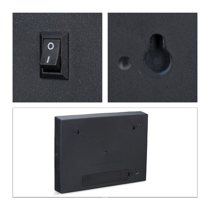 Caseta luminoasa cu 3 randuri