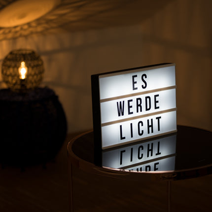 Caseta luminoasa cu 3 randuri