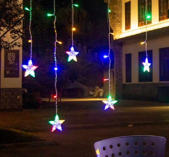 Perdea luminoasă 108LED - multicolor 31V KŚ11319