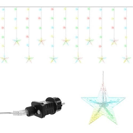 Perdea luminoasă 108LED - multicolor 31V KŚ11319