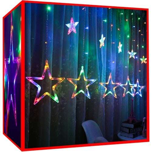 Perdea luminoasă 138 LED - multicolor 31V KŚ11316