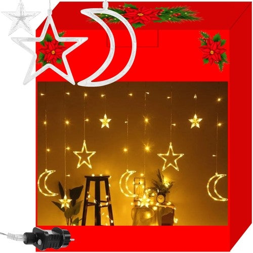 Perdea luminoasă 138LED - alb cald 31V KŚ11329