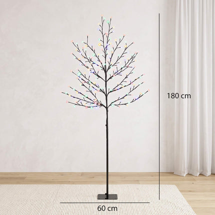 Lighted Cherry Blossom Tree 180 cm with 200 LEDs, 20 Bendable Branches, IP44