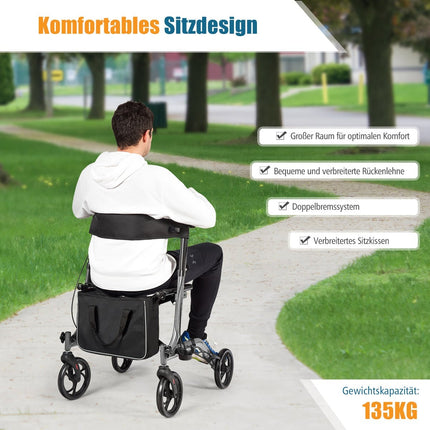 Rollator pliabil ușor cu înălțime reglabilă