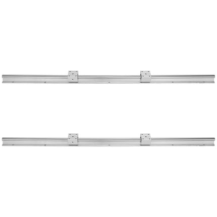 Linear Guide Rail Set, 20mm, 800mm, 2 Rails, 4 Blocks