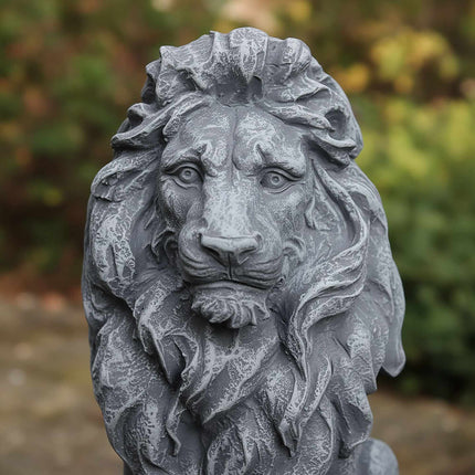 Statuie Leu de Grădină, Polirășină Rezistentă la Intemperii
