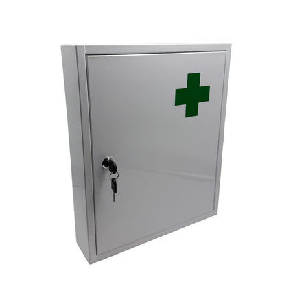Dulap medical cu încuietoare - alb, 5 compartimente