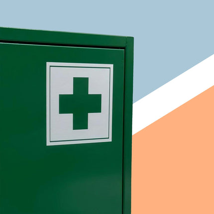 Dulap pentru medicamente cu încuietoare, 3 rafturi, montabil pe perete
