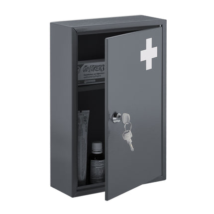 Lockable medicine cabinet
