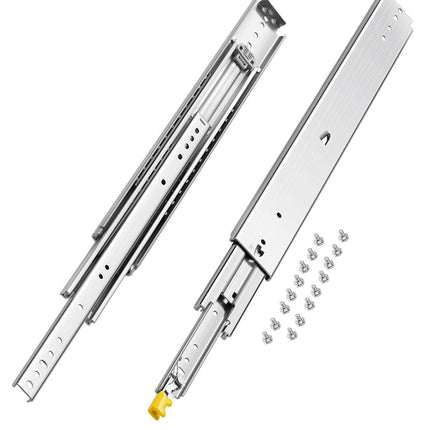 Locking Drawer Slides, 24 Inch, 500 lb Full Extension