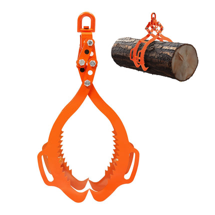 Log Lifting Tongs 36 in, 4-Claw, 3300 lb Swivel