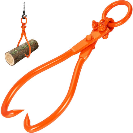 Log Skidding Tongs, 18-Inch 2-Claw, 772 lb Capacity