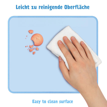 LogiLink Mouse Pad 22 x 25 cm cu bază antiderapantă din cauciuc, albastru
