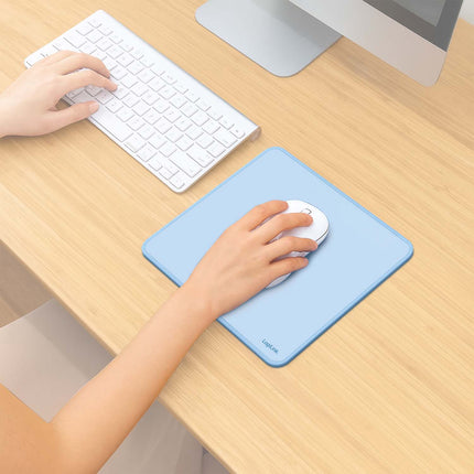 LogiLink Mouse Pad 22 x 25 cm cu bază antiderapantă din cauciuc, albastru