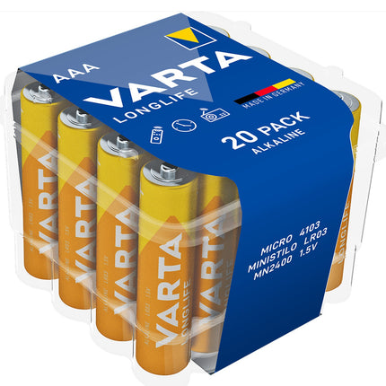 Longlife AAA / LR03 Battery 20-pack