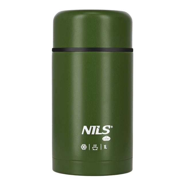 Termo pentru prânz 1000 ml, verde, balon izolat