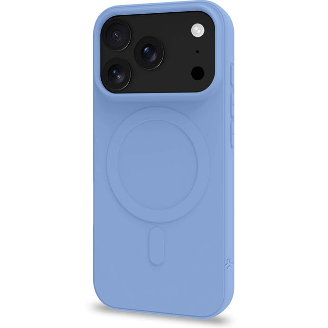 Husă moale compatibilă cu MagSafe, albastru deschis – iPhone 18/17 Pro