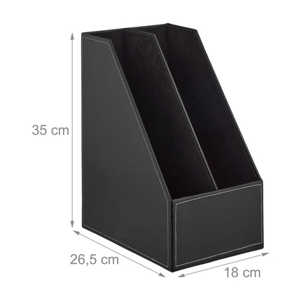 Colector de reviste cu 2 compartimente
