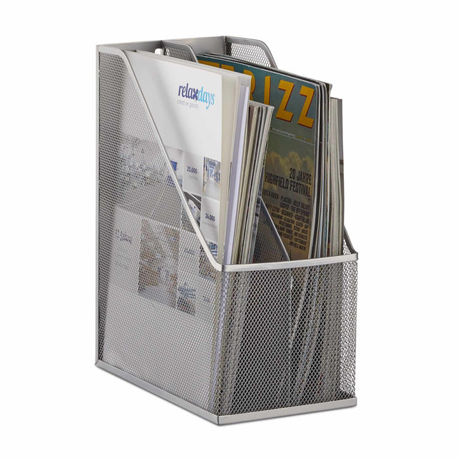Colector de reviste cu 2 compartimente