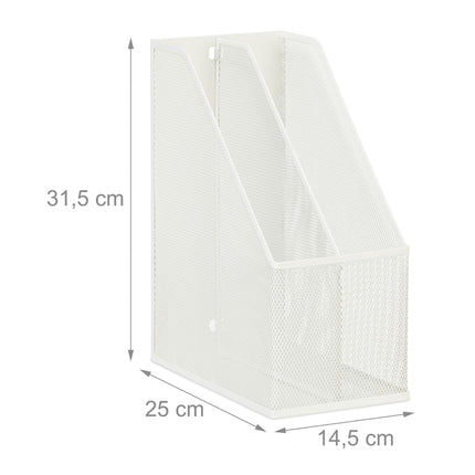Colector de reviste cu 2 compartimente