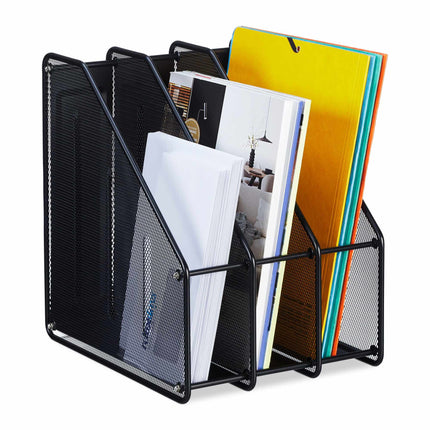 Colector de reviste cu 3 compartimente