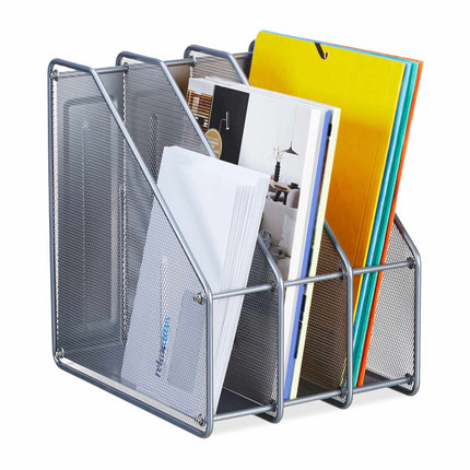 Colector de reviste cu 3 compartimente