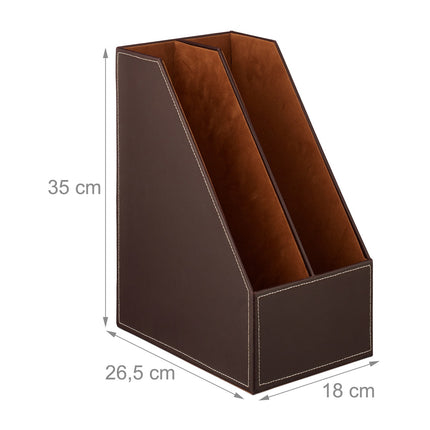 Colector de reviste cu 4 compartimente