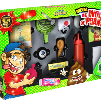 Mega Set de farse magice cu peste 50 de trucuri și accesorii distractive