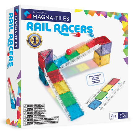Set constructor cu magneți cu șine, 33 de piese