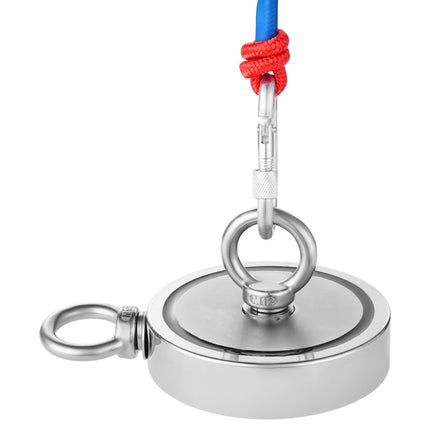 Magnet Fishing Kit, 2000 lb Double-Sided Neodymium Set