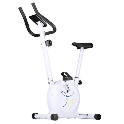 Bicicleta de exercitii magnetica, rezistenta reglabila, alba