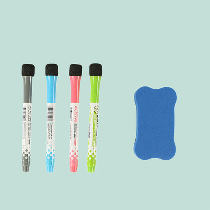 Set tablă albă magnetică pentru frigider, 3 agende, 4 pixuri