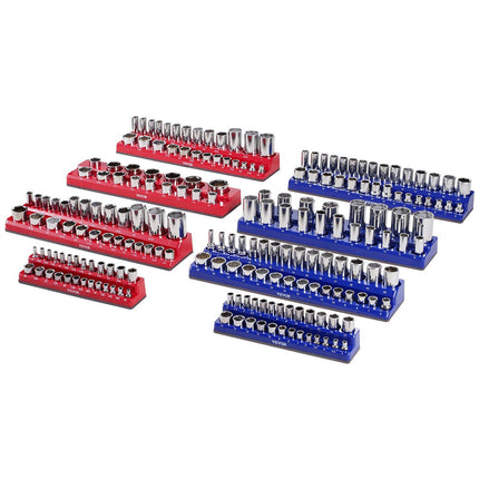 Magnetic Socket Organizer Set, 8-Piece, Holds 199