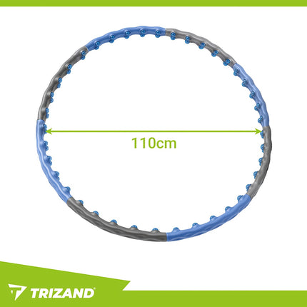 Cerc Hula Hoop magnetic cu ținte, 110 cm – Masaj intens