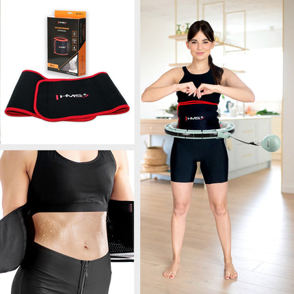 Hula Hoop ponderat magnetic cu contor și suport pentru talie