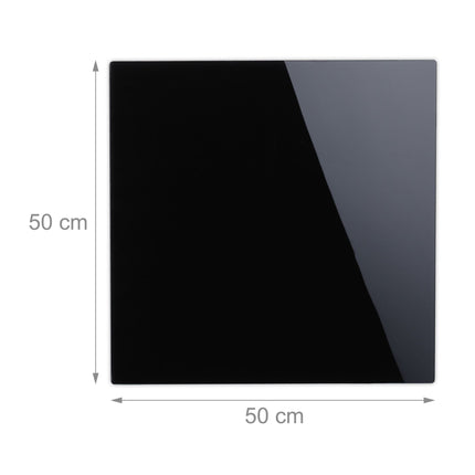 Tabla magnetica din sticla neagra