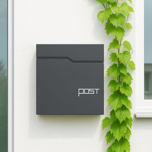 Cutie poștală cu suport pentru ziare - Design modern, încuietoare sigură