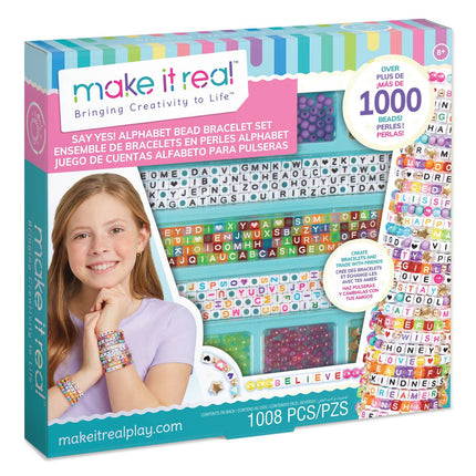 Make It Real Set brățări DIY Alphabet