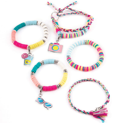 Make It Real Set DIY brățări Summer Vibes cu mărgele Heishi
