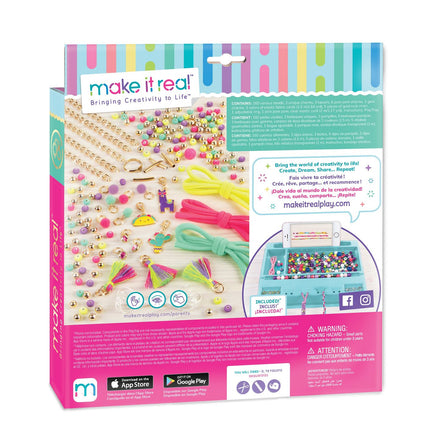 Make It Real Set DIY lănțișoare și brelocuri Neo-Brite