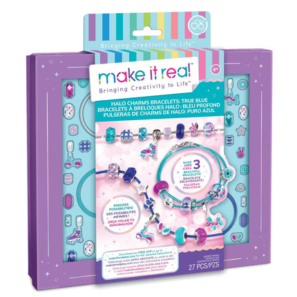 Make It Real Set DIY brățări Halo Charms True Blue