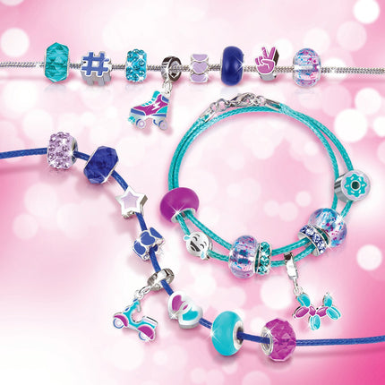 Make It Real Set DIY brățări Halo Charms True Blue