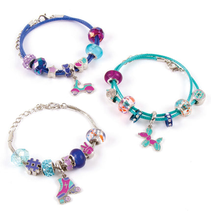Make It Real Set DIY brățări Halo Charms True Blue