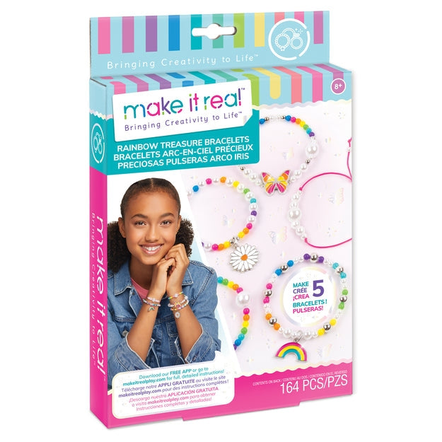 Make It Real Set DIY bijuterii Brățări Rainbow Treasure