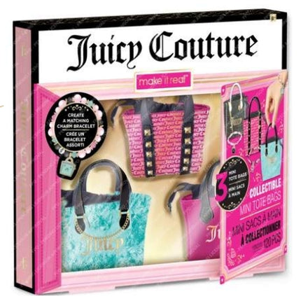 Make It Real Juicy Couture Set mare cu 3 genți și brățări